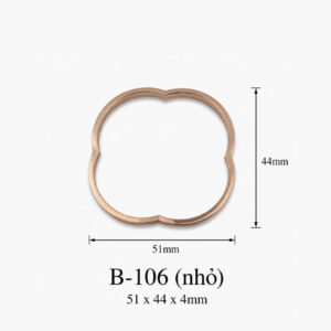 Kích thước phụ kiện B-106 51 × 44 × 4 mm