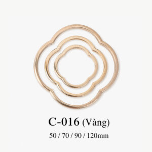 Khung, phụ kiện trang trí nhựa C-016-vang