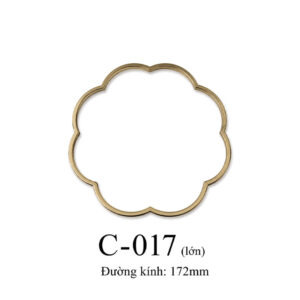 Khung, phụ kiện trang trí nhựa C-017-lon