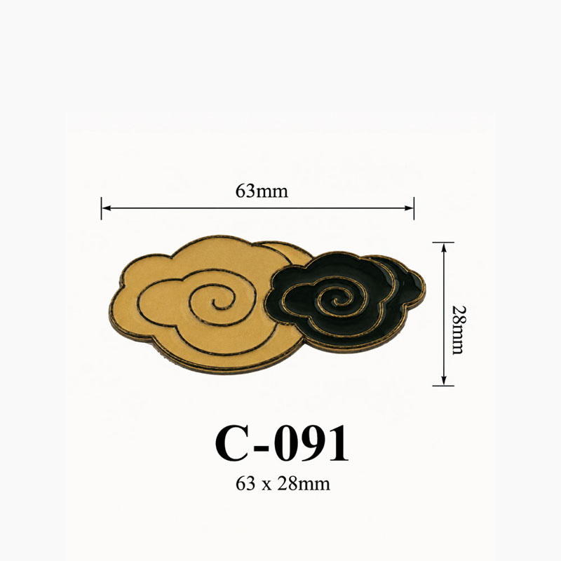 Kích thước Huy hiệu hợp kim C-091
