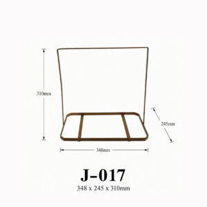 Kích thước Quai giỏ chữ U J-017 (phiên bản 2)