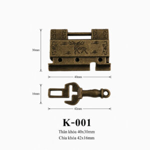 Kích thước Phụ kiện giỏ nhựa K-001