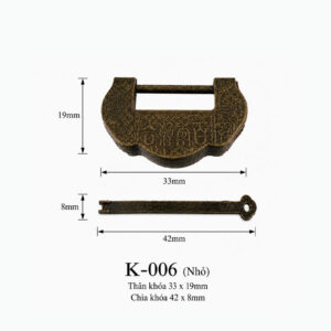 Kích thước Phụ kiện giỏ nhựa K-006 (phiên bản 1)