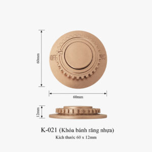 Kích thước Phụ kiện giỏ nhựa K-021