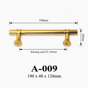 Kích thước Tay cầm và quai xách A-009