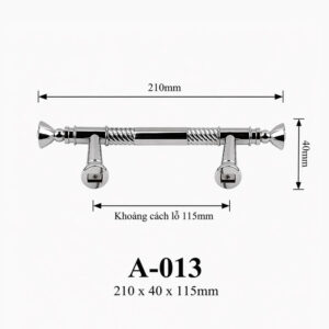 Kích thước Tay cầm và quai xách A-013