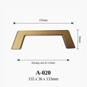 Kích thước Tay cầm và quai xách A-020