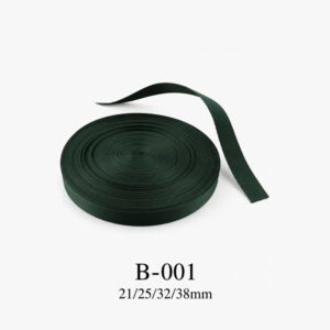 Dây đai dệt cuộn xanh đen B-001