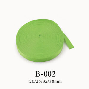 Dây đai dệt cuộn xanh lá sáng B-002