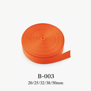Dây đai dệt cuộn màu cam B-003