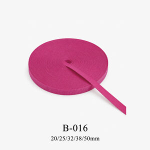 Dây đai dệt cuộn màu hồng B-016