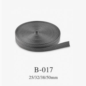 Dây đai dệt cuộn màu xám B-017