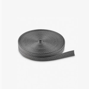 Dây đai dệt cuộn màu xám B-017