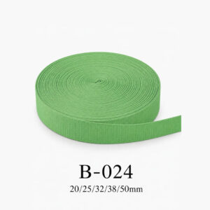 Dây đai dệt cuộn xanh lá sáng B-024