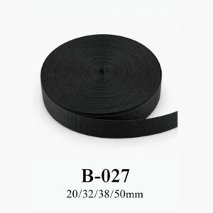 Dây đai dệt cuộn màu đen B-027