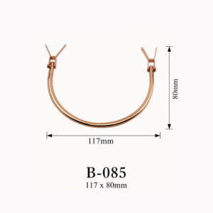 Tay cầm hộp quà kim loại B-085 kích thước 117 × 80 mm – ảnh thông số
