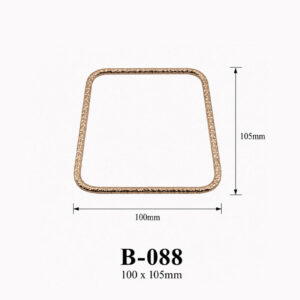 Tay cầm hộp quà kim loại B-088 kích thước 100 × 105 mm – ảnh thông số