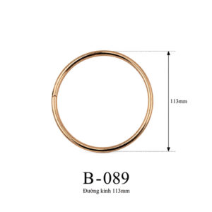 Tay cầm hộp quà kim loại B-089 đường kính 113 mm – ảnh thông số