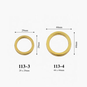 Kích thước phụ kiện B-113 29 × 29 mm và 44 × 44 mm