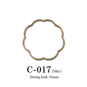 Khung, phụ kiện trang trí nhựa C-017-nho