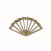 Phụ kiện trang trí nhựa hình quạt C-022