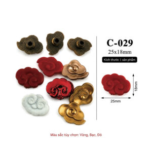 Phụ kiện trang trí hình hoa C-029