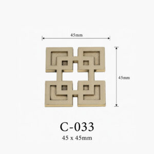 Khung, phụ kiện trang trí nhựa C-033