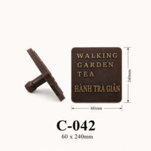 Kích thước Phụ kiện trang trí dạng bảng C-042
