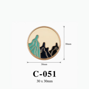 Kích thước Huy hiệu hợp kim C-051