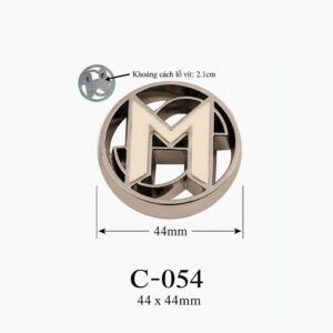 Kích thước Huy hiệu hợp kim C-054