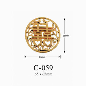 Kích thước Huy hiệu hợp kim C-059