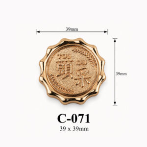 Kích thước Huy hiệu hợp kim C-071