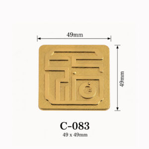 Kích thước Huy hiệu hợp kim C-083