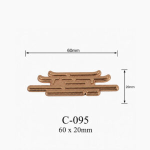 Kích thước Huy hiệu hợp kim C-095