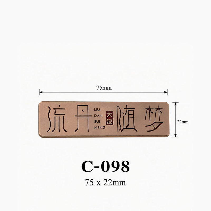 Kích thước Huy hiệu hợp kim C-098