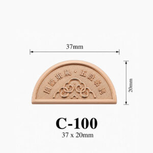 Kích thước Huy hiệu hợp kim C-100