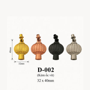 Kích thước Phụ kiện giỏ nhựa D-002 (phiên bản 2)