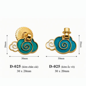 Kích thước Phụ kiện giỏ nhựa D-025