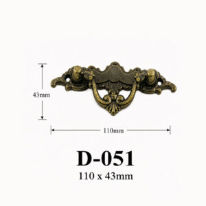 Kích thước Phụ kiện giỏ nhựa D-051