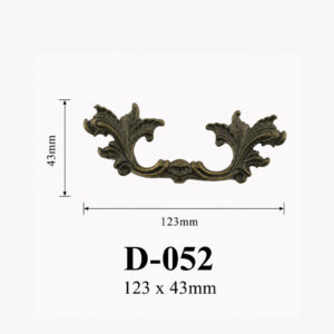 Kích thước Phụ kiện giỏ nhựa D-052