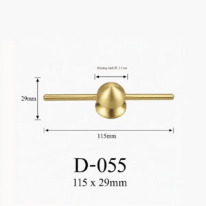 Kích thước Phụ kiện giỏ nhựa D-055