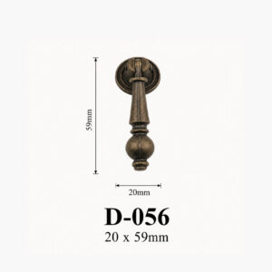 Kích thước Phụ kiện giỏ nhựa D-056