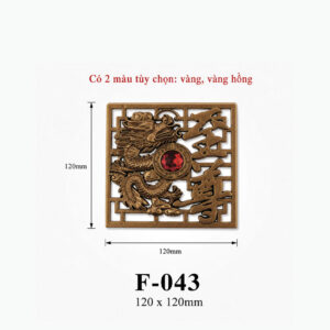 Kích thước Phụ kiện giỏ nhựa F-043
