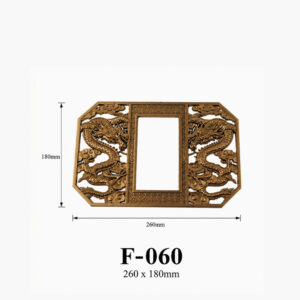 Kích thước Phụ kiện giỏ nhựa F-060