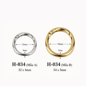 Kích thước Phụ kiện giỏ nhựa H-034