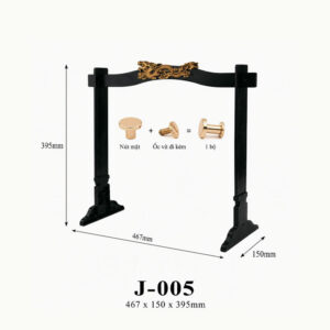 Kích thước Khung quai giỏ J-005