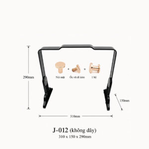 Kích thước Khung quai giỏ J-012
