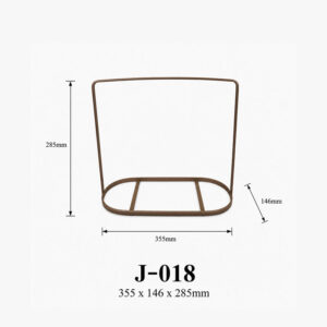 Kích thước Khung quai giỏ J-018 (phiên bản 1)