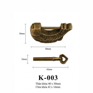 Kích thước Phụ kiện giỏ nhựa K-003