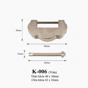 Kích thước Phụ kiện giỏ nhựa K-006 (phiên bản 2)
